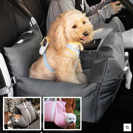 Housse de transport auto chien confortable | Chien Housse de siège auto™